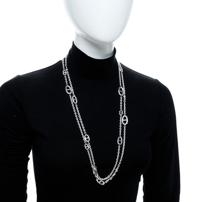 Hermes Sterling Silver Farandole Necklace 160 2 of 7