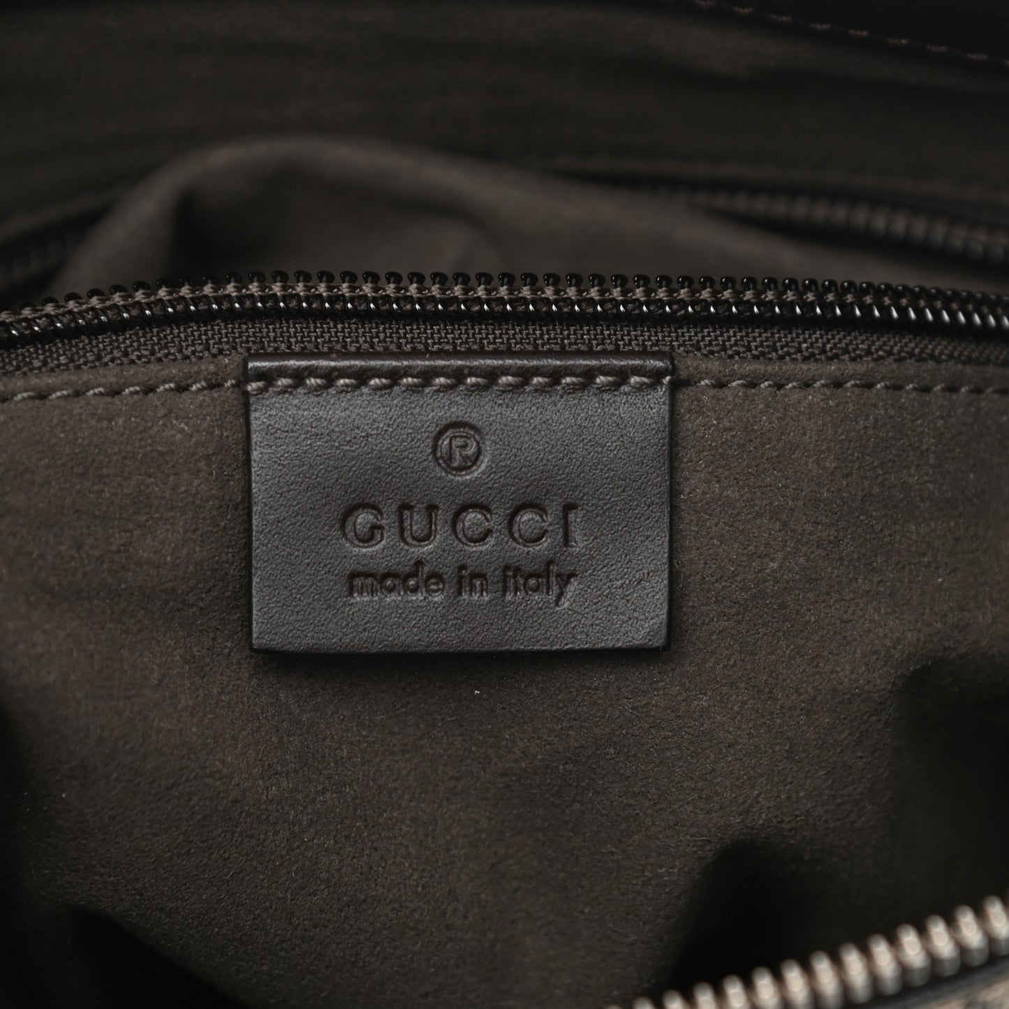 GG Supreme Monogram Selleria Calfskin Small Flat Messenger Bag Beige Ebony Cocoa Marrone Scuro