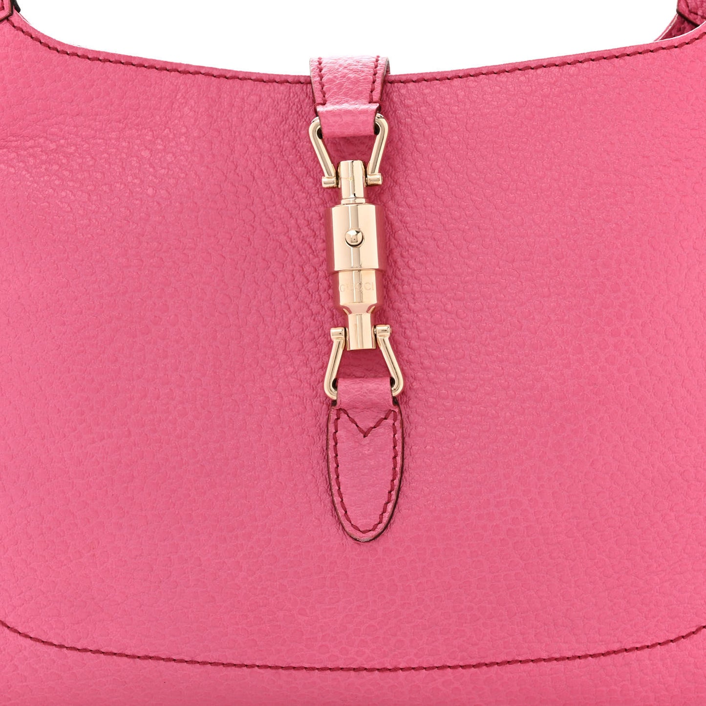 Soft Grained Calfskin Small Jackie O Hobo Pink