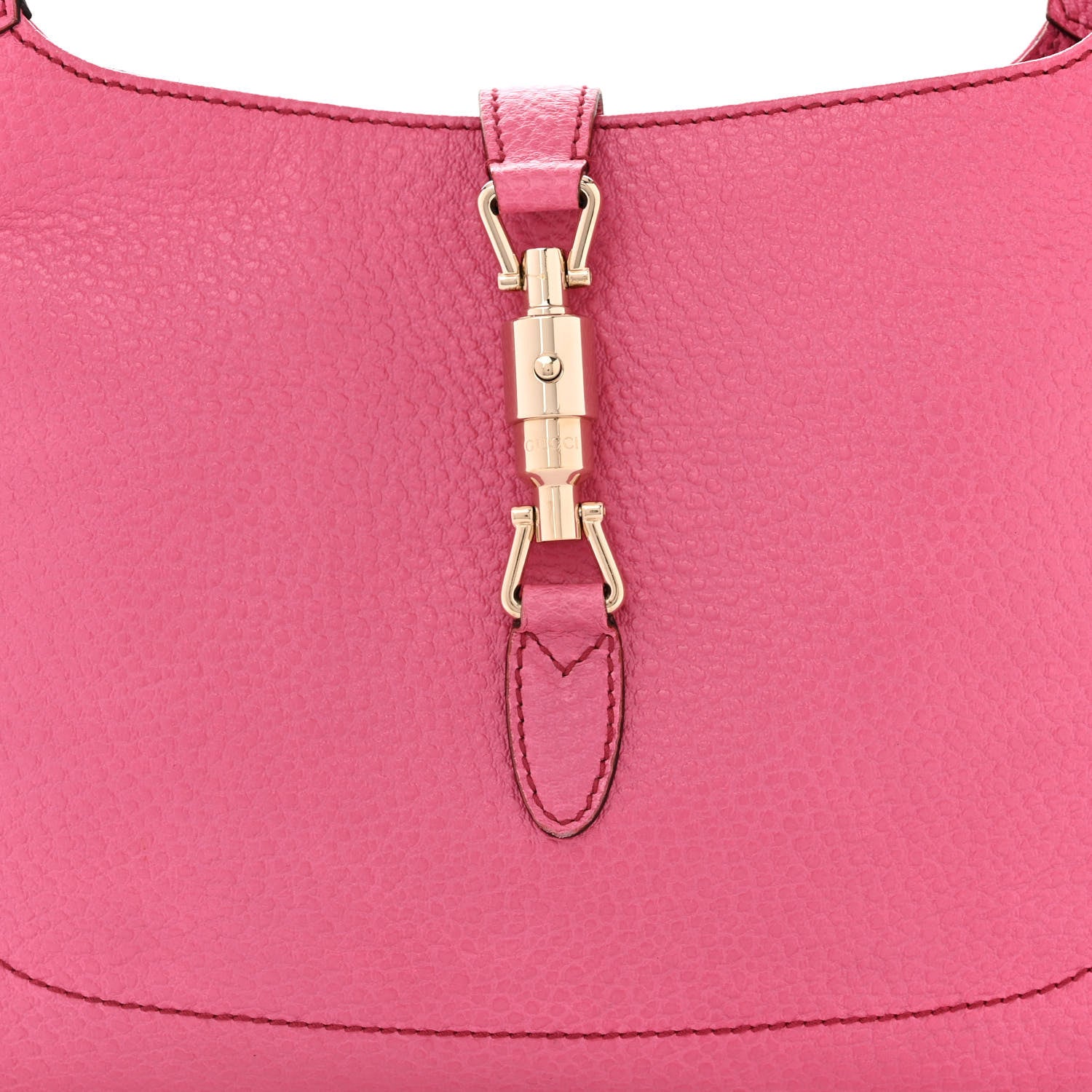 Gucci Soft Grained Calfskin Small Jackie O Hobo Pink 8 of 12