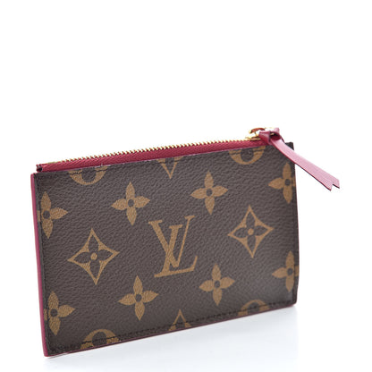 Louis Vuitton Monogram Zipped Card Holder Fuchsia 3 of 8