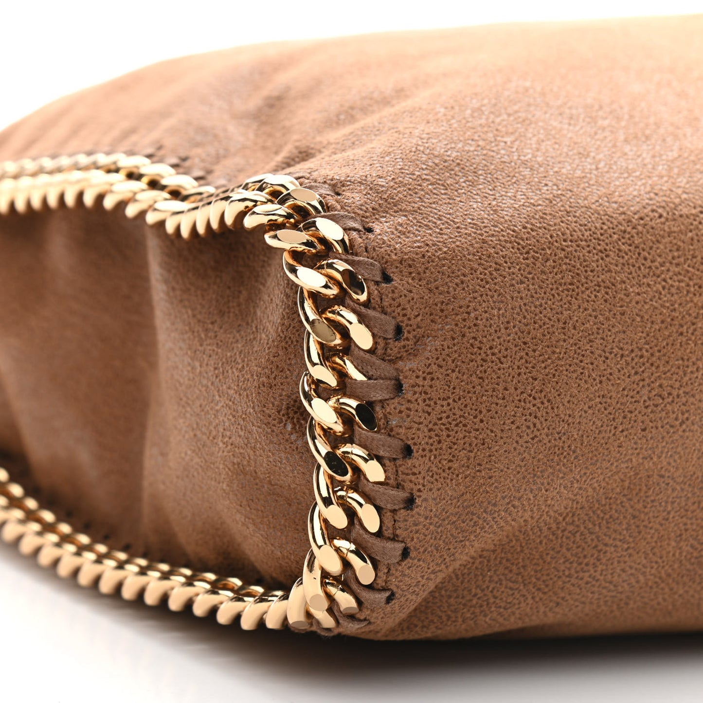 Shaggy Deer Small Falabella Tote Camel