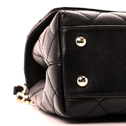 Chanel Caviar Quilted Mini Coco Handle Flap Black 9 of 11