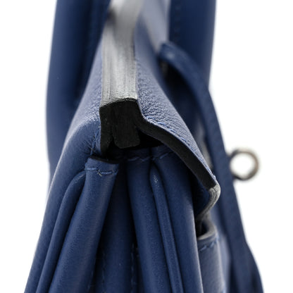 Hermes Taurillon Novillo Birkin 30 Bleu Brighton 11 of 11