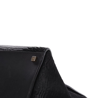 Celine Astrakhan Pony Hair Medium Phantom Luggage Black 20 of 23