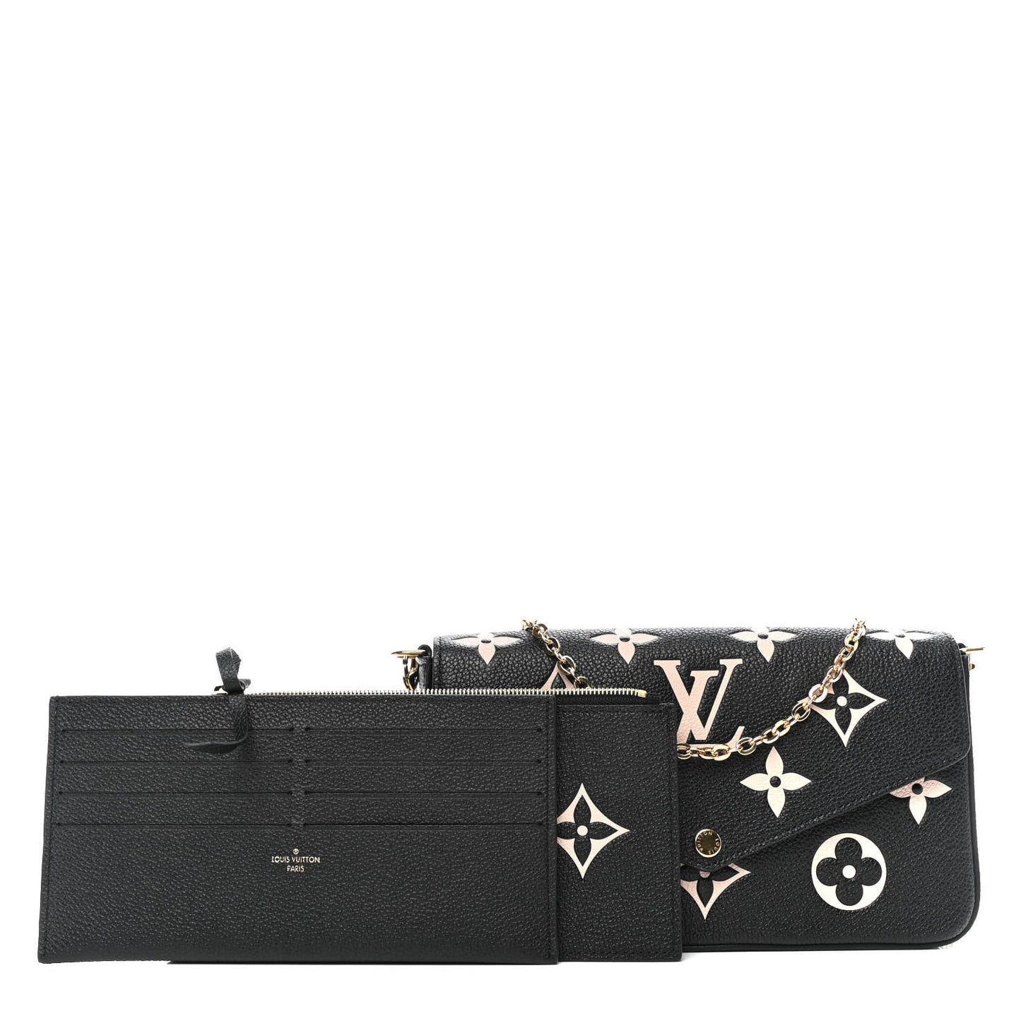 Empreinte Monogram Giant Felicie Pochette Black Beige