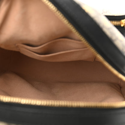 Gucci GG Supreme Monogram Bees Print Small Day Backpack Beige Oro Black 5 of 13