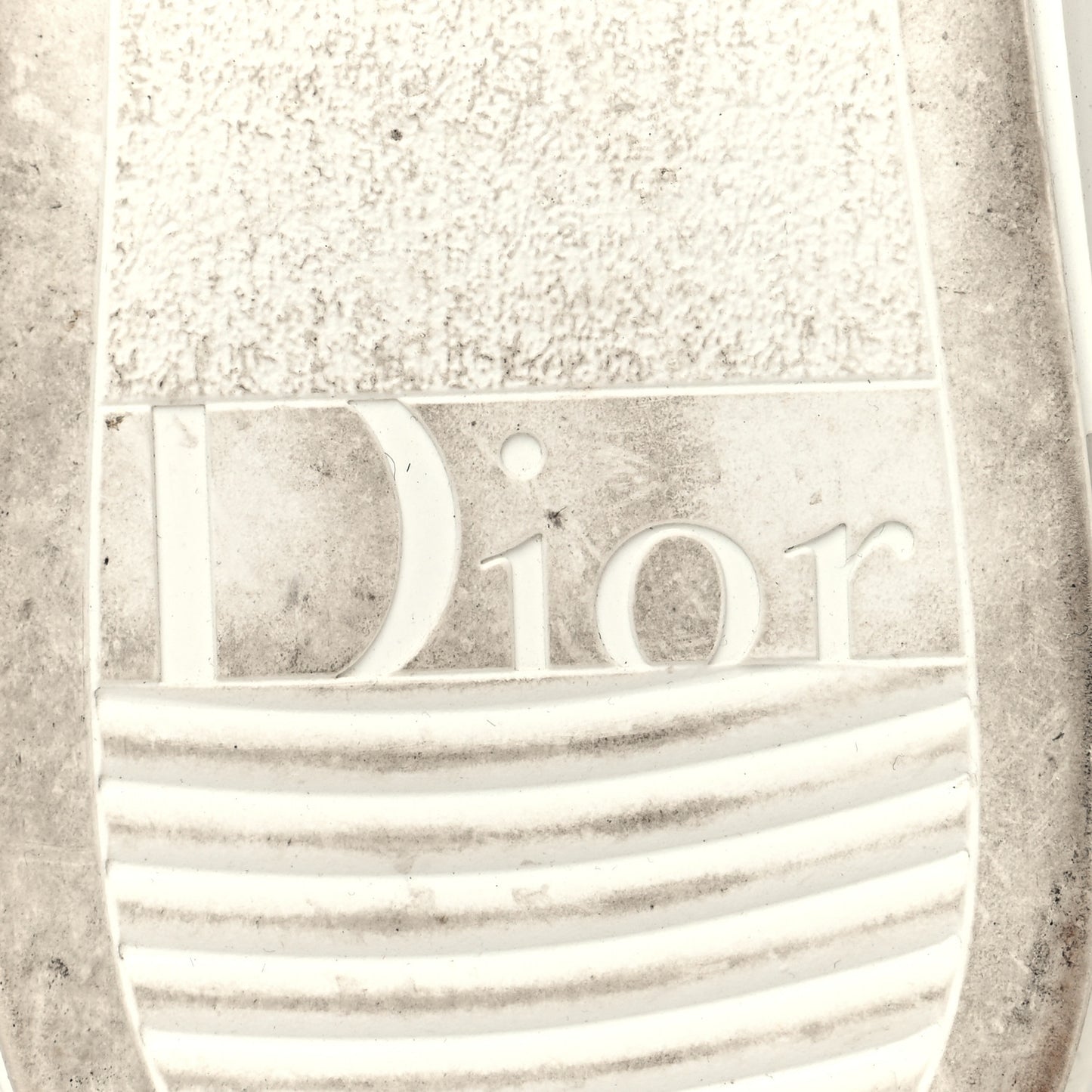 X DANIEL ARSHAM Canvas Newspaper Print B23 High Top Sneakers 43 White