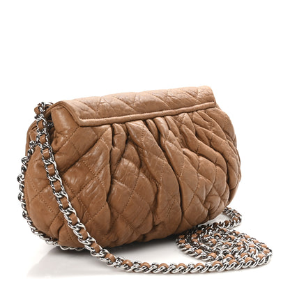 Chanel Washed Lambskin Medium Chain Around Messenger Brown 3 of 10