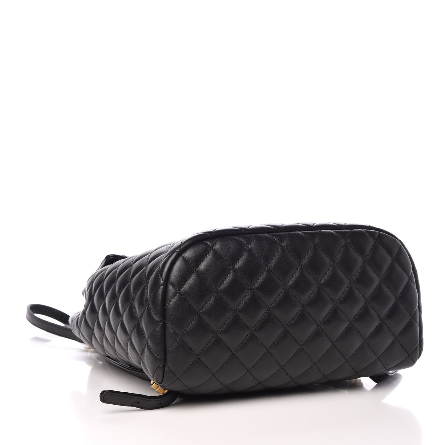 Calfskin Quilted Large Urban Spirit Backpack Black