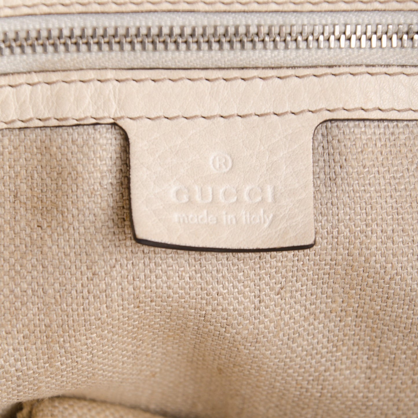 Monogram Medium Icon Bit Tote Off White