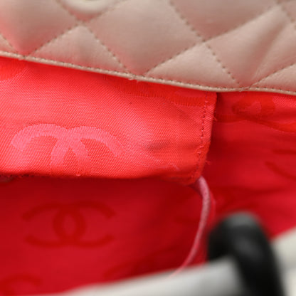 Chanel Calfskin Quilted Medium Cambon Tote White Black 12 of 15