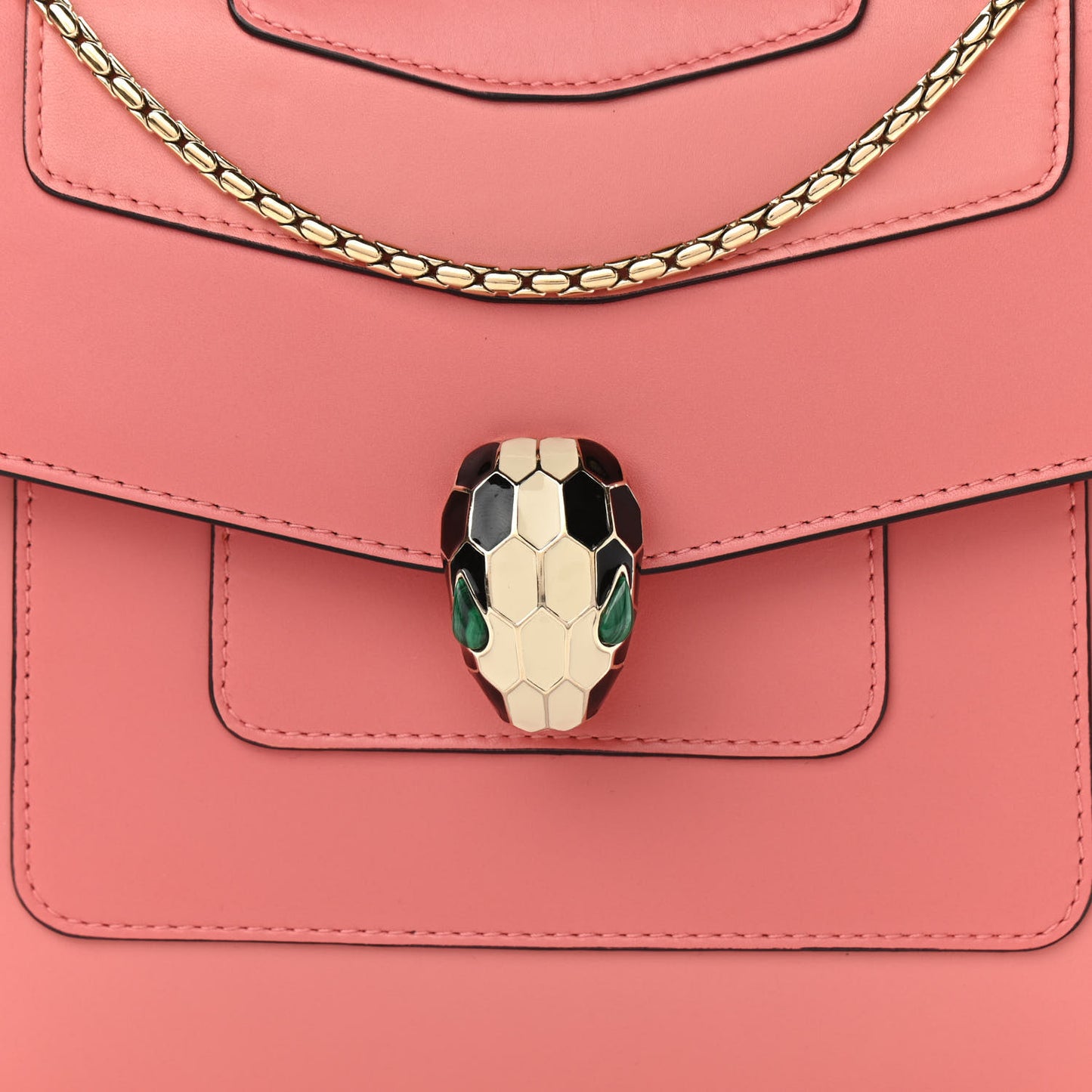 Calfskin Serpenti Forever Crossbody Flamingo Quartz