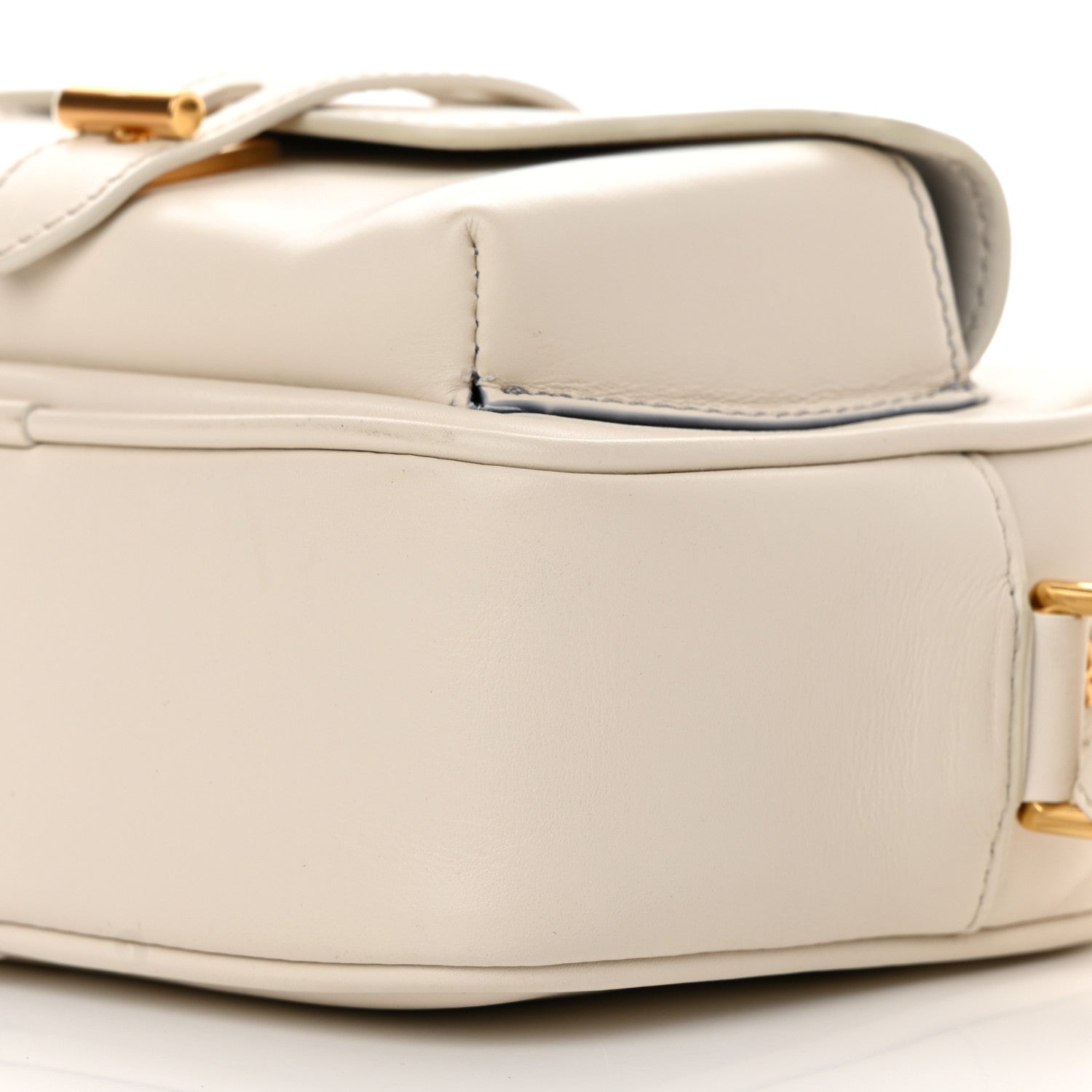 Tom Ford Calfskin Hollywood T Twist Camera Bag Chalk 9 of 10