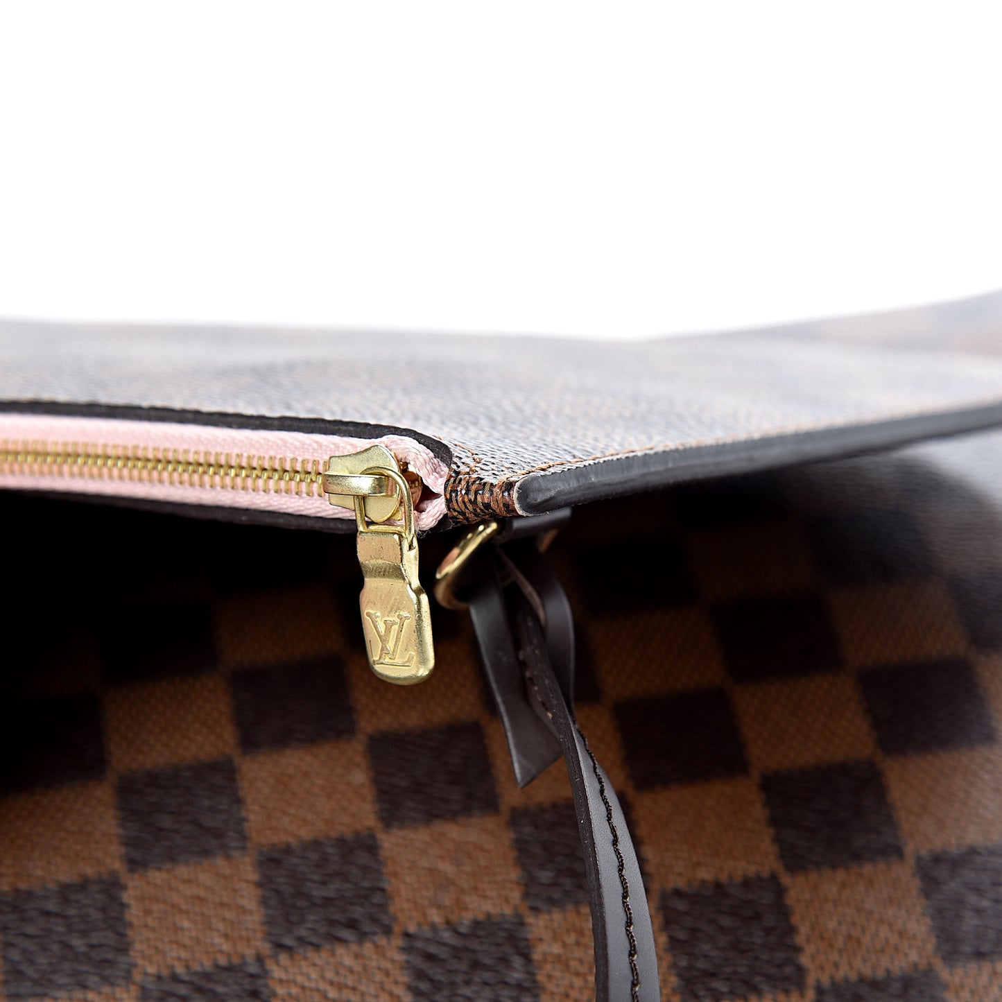 Damier Ebene Neo Neverfull MM Rose Ballerine