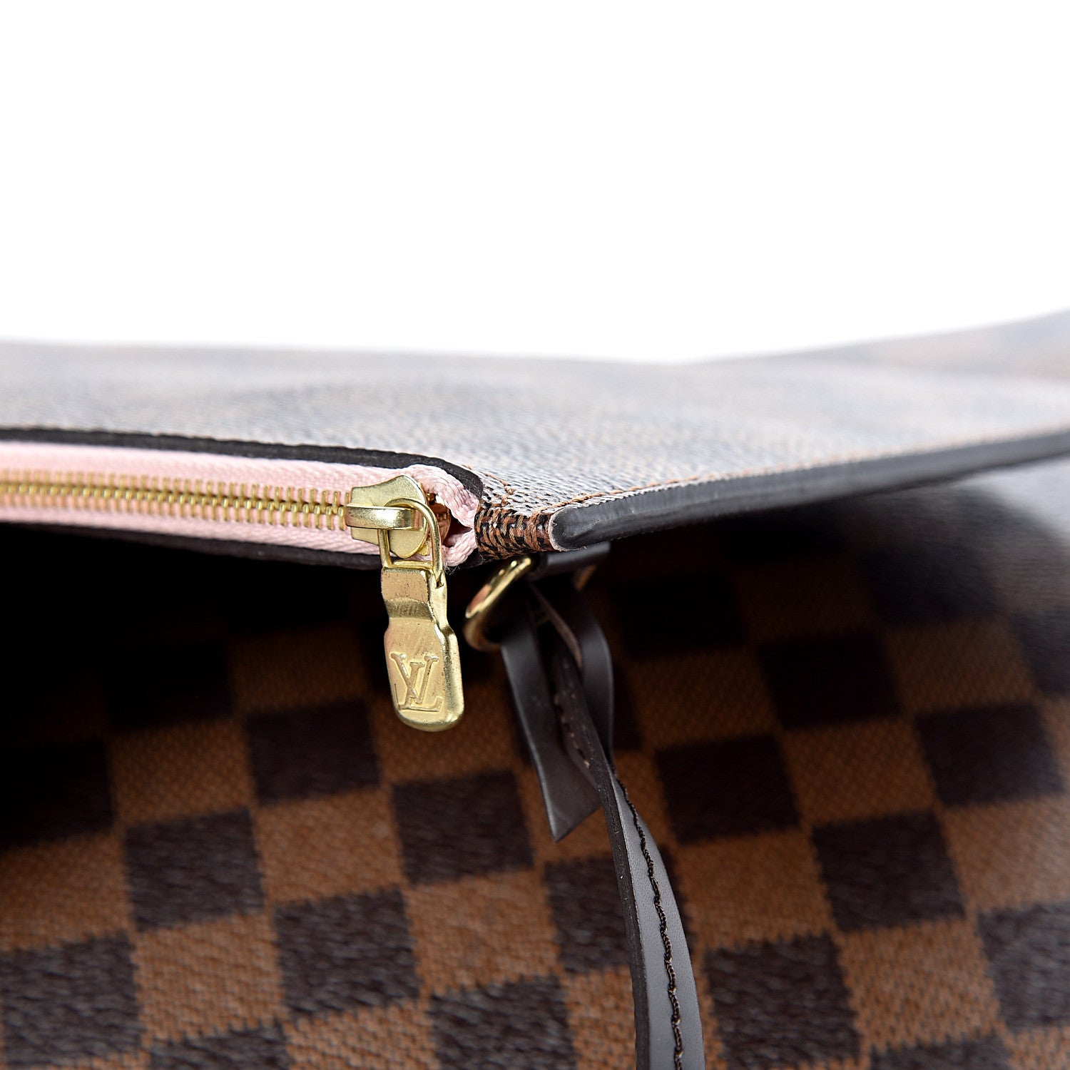 Louis Vuitton Damier Ebene Neo Neverfull MM Rose Ballerine 19 of 22