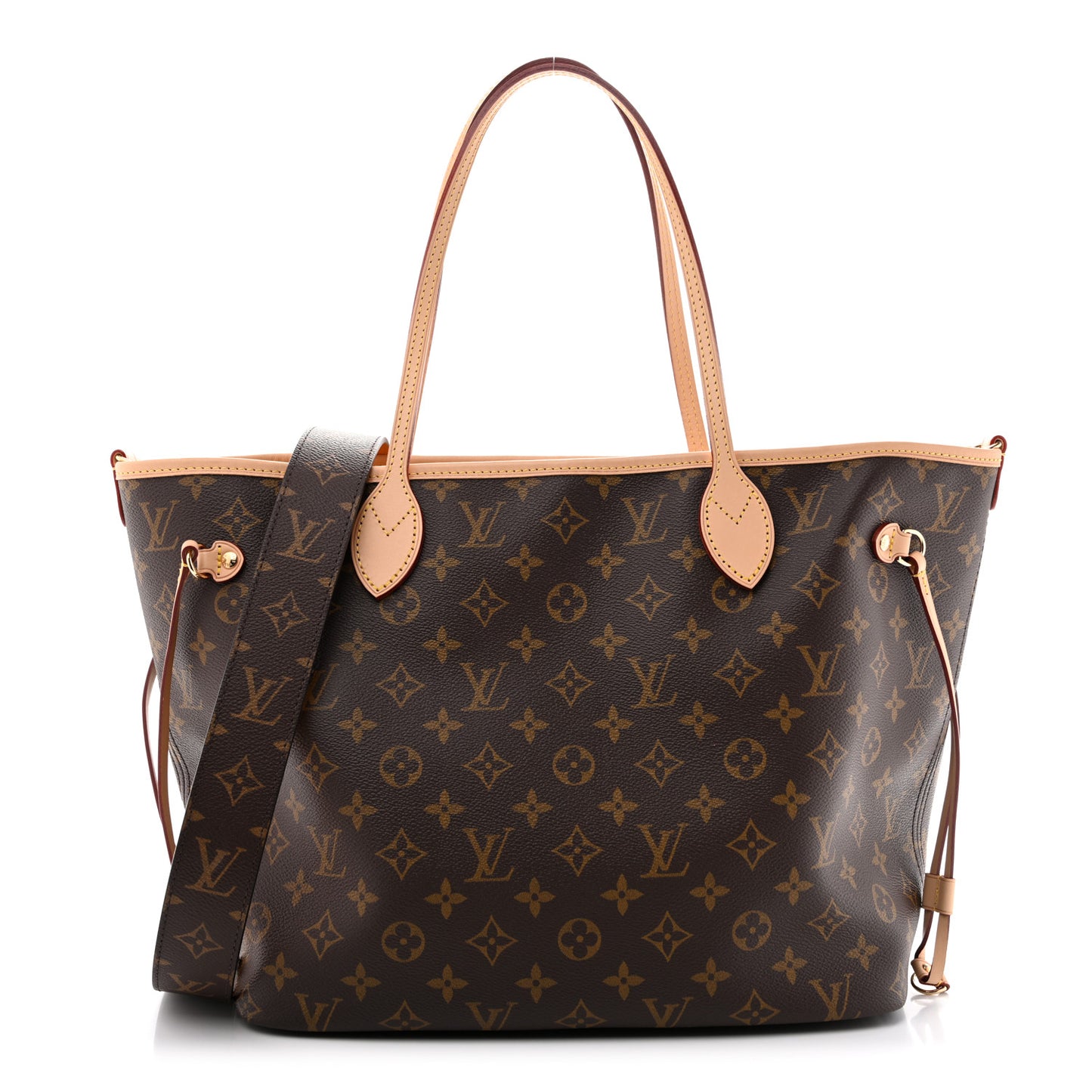 Monogram Inside Out Neverfull Bandouliere MM Jaune Safran