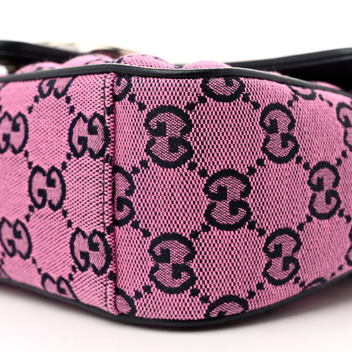 Monogram Multicolor Matelasse Diagonal Small GG Marmont Shoulder Bag Pink Blue