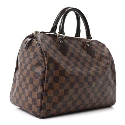 Louis Vuitton Damier Ebene Speedy 30 3 of 9
