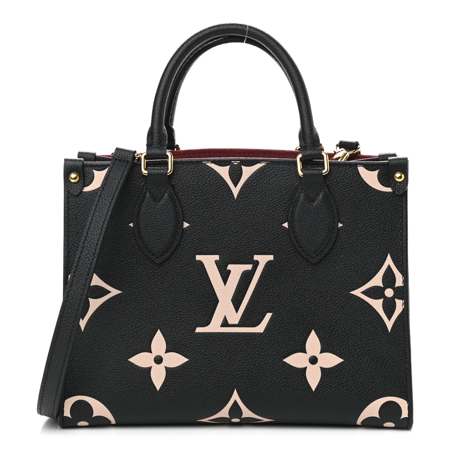 Louis Vuitton Empreinte Monogram Giant Onthego PM Black Beige 1 of 11