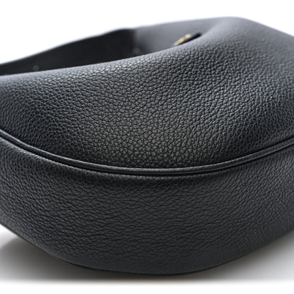 Celine Supple Grained Calfskin Teen Lulu Shoulder Bag Black 7 of 8