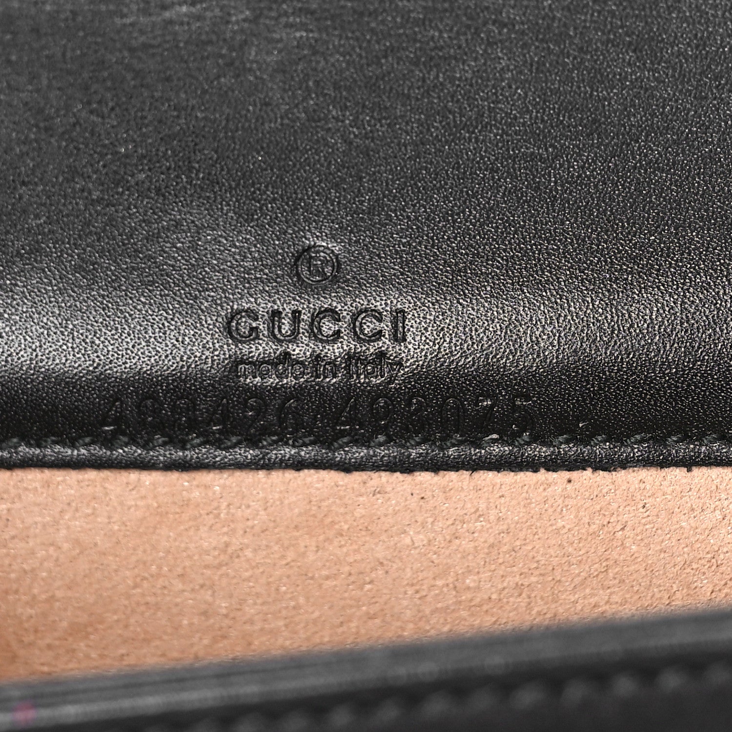 Gucci Calfskin Matelasse GG Marmont Mini Bag Black 6 of 10