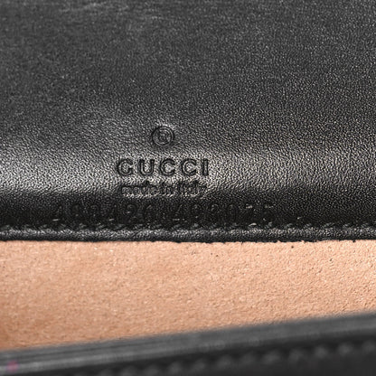 Gucci Calfskin Matelasse GG Marmont Mini Bag Black 6 of 10