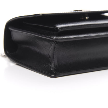 Saint Laurent Calfskin Monogram Sunset Chain Wallet Black 7 of 10