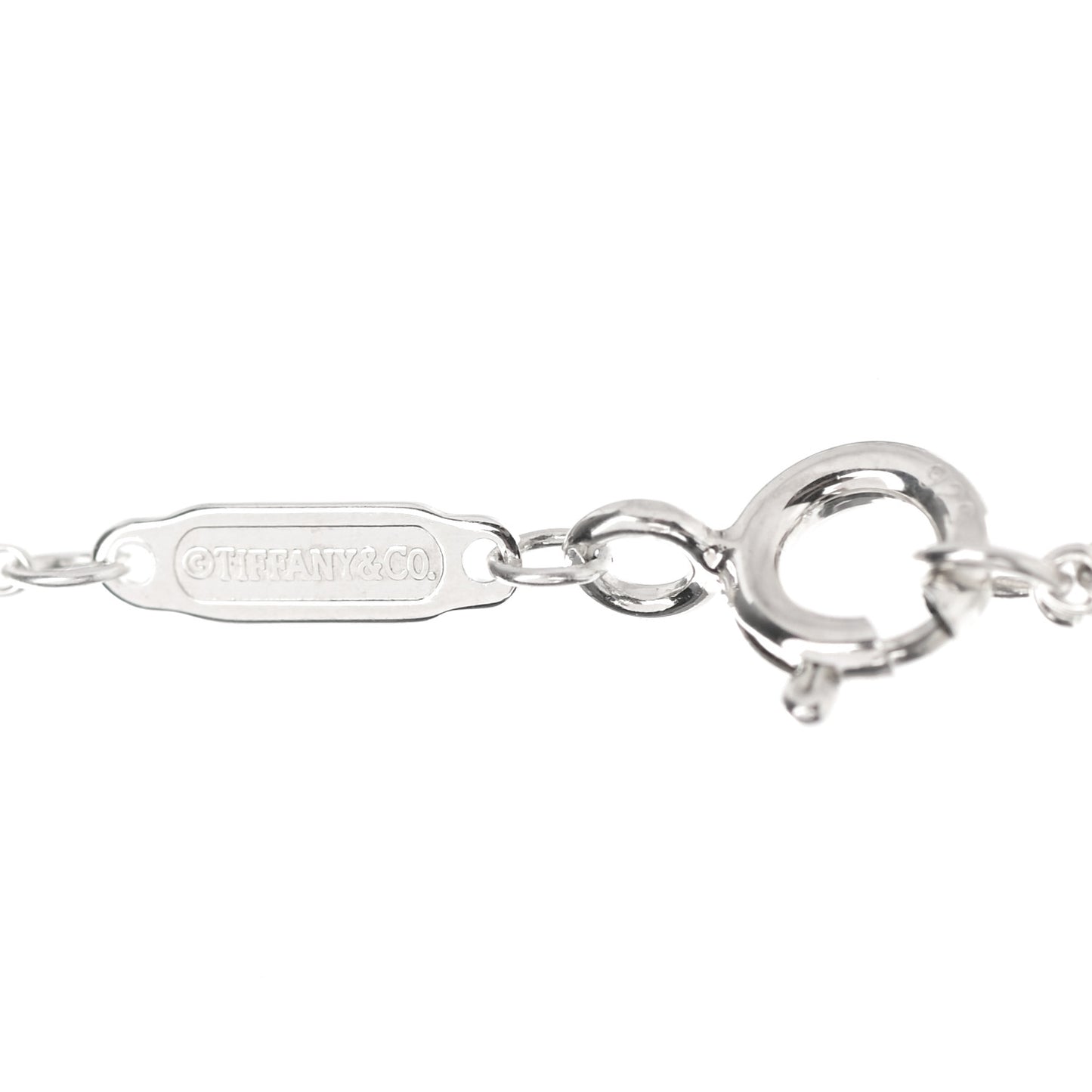 Sterling Silver Large T Smile Pendant Necklace