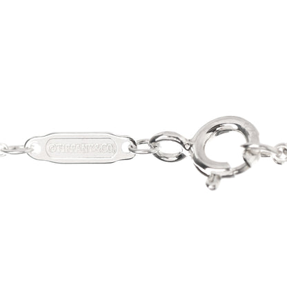 Tiffany Sterling Silver Large T Smile Pendant Necklace 4 of 6