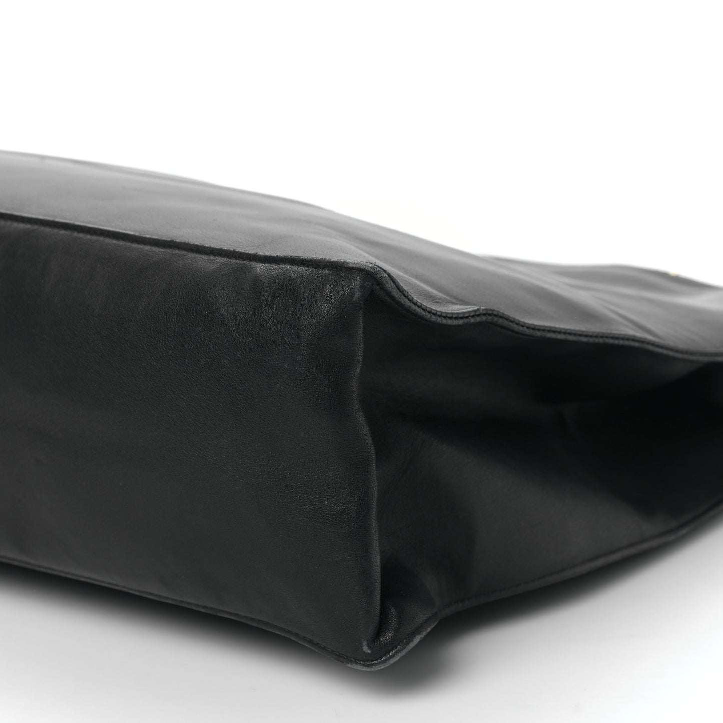Lambskin Jumbo CC Shoulder Bag Black