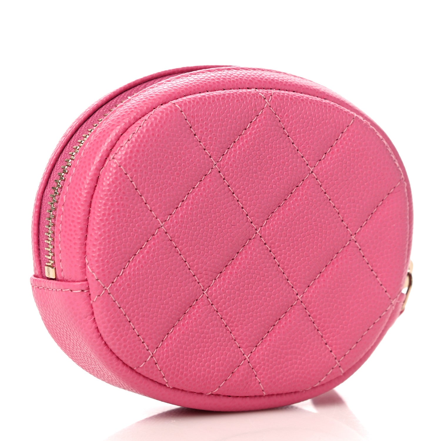 Chanel Caviar Quilted Zip Around Classic Coin Purse 3 of 11