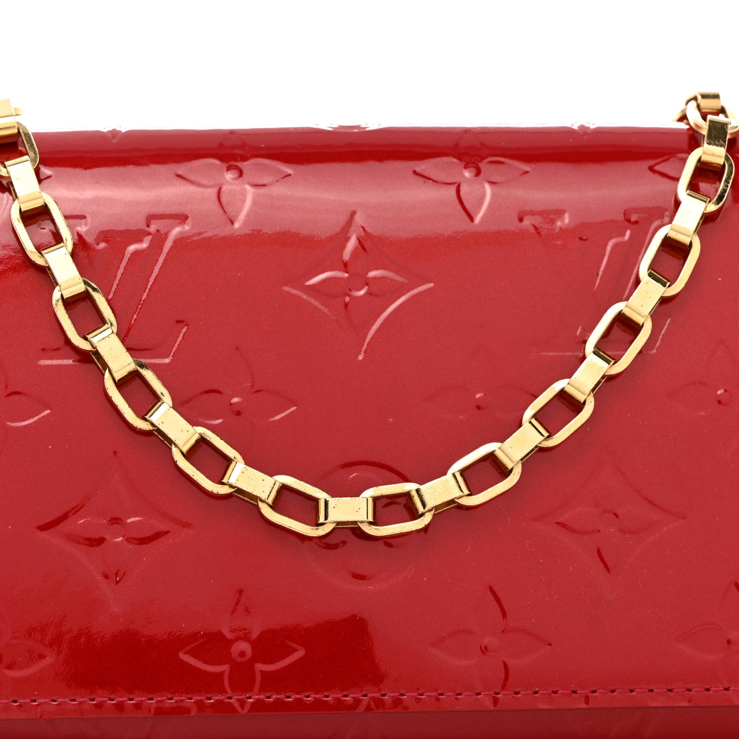 Louis Vuitton Vernis Chaine Wallet Pomme D'Amour 8 of 10