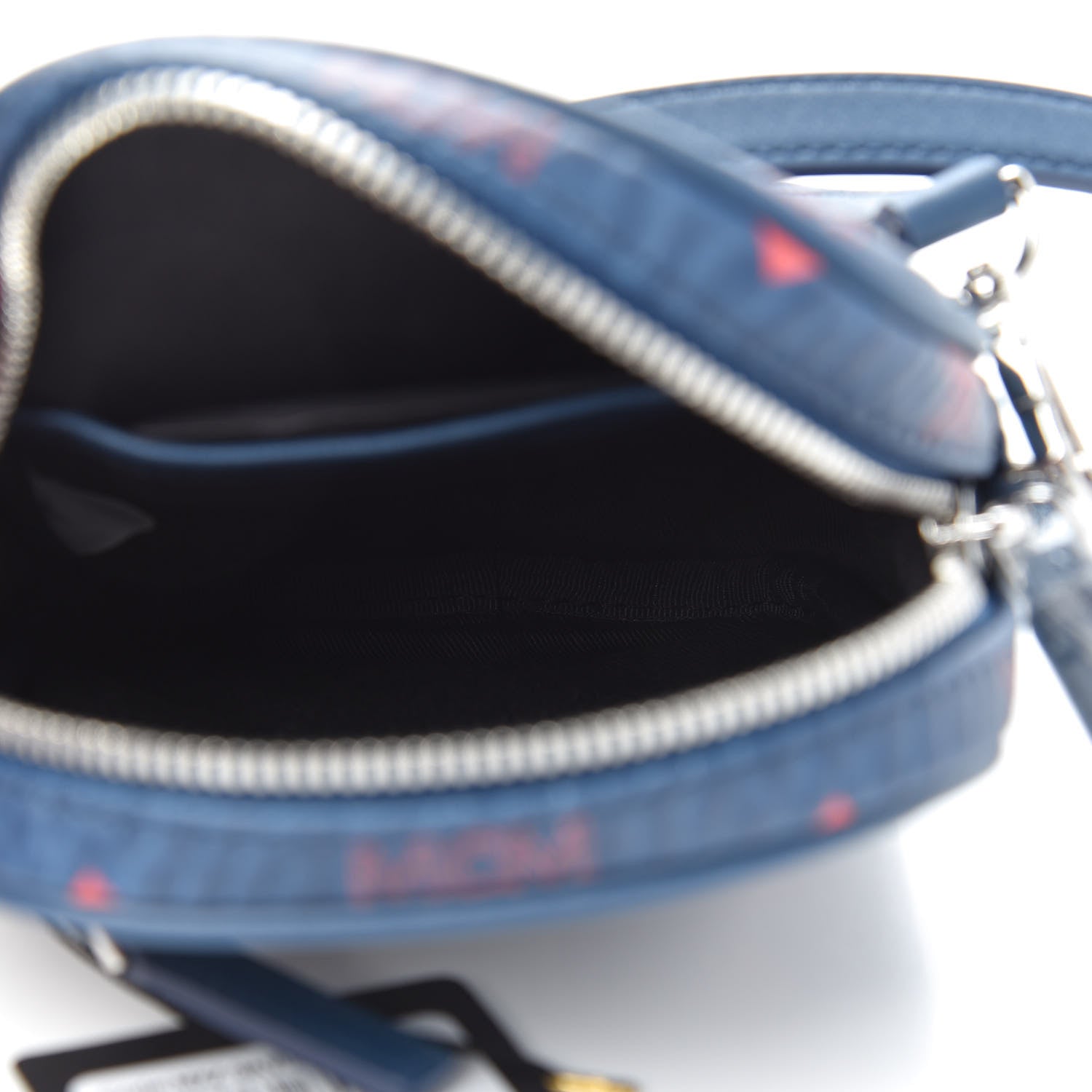 MCM Visetos X-Mini Crossbody Bag Deep Blue Sea 5 of 7