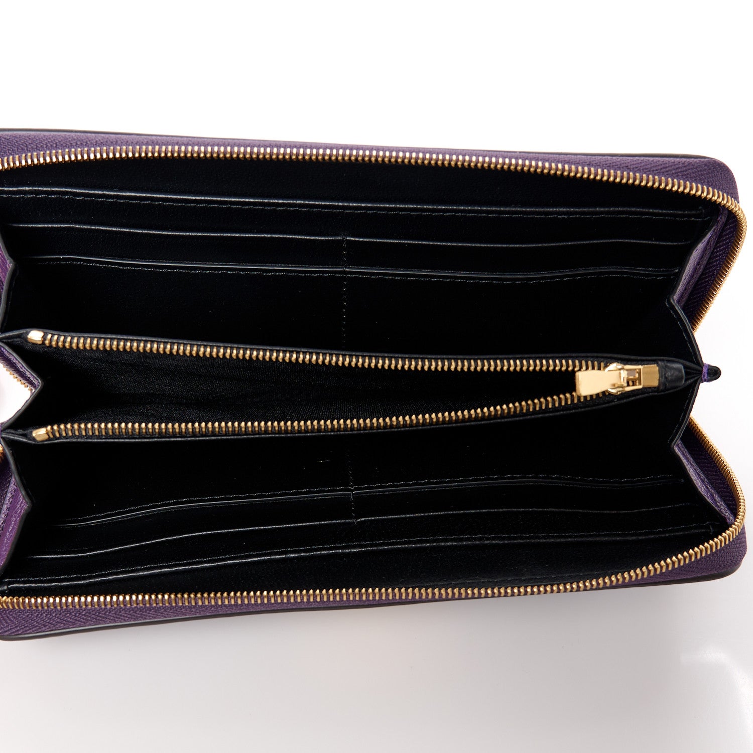 Mulberry Small Classic Grain Zip Around Long Wallet Amethyst 5 of 11