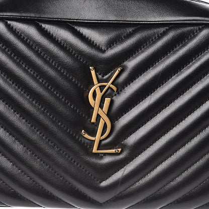 Saint Laurent Calfskin Matelasse Monogram Lou Camera Bag Black 10 of 11