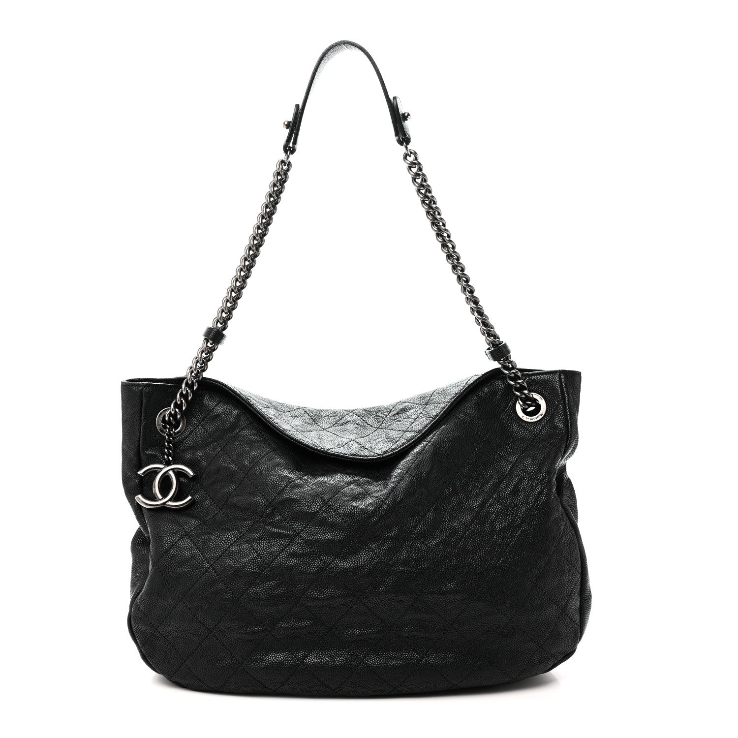 Chanel Caviar Quilted Simply CC Hobo Black 1 of 10