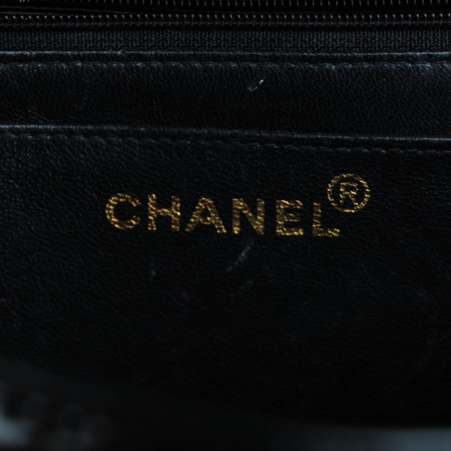 Patent Small Mademoiselle Single Flap So Black