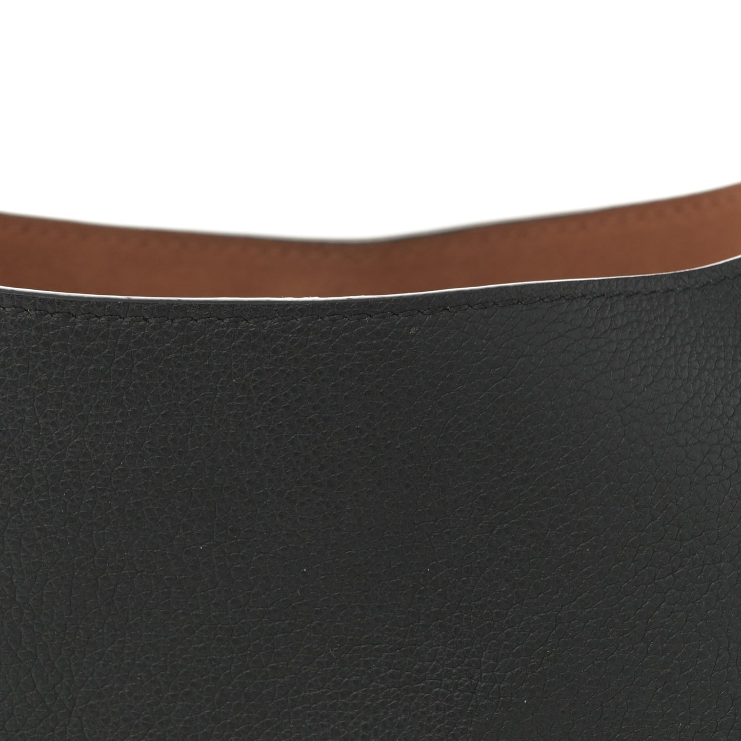 Grained Calfskin Low Key Hobo PM Black