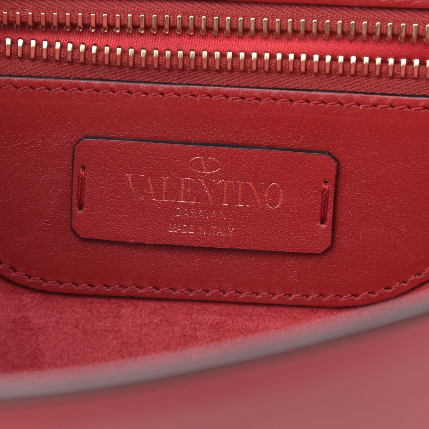 Valentino Garavani Vitello Groumette Small Rockstud Demilune Shoulder Bag Rosso Valentino 5 of 13