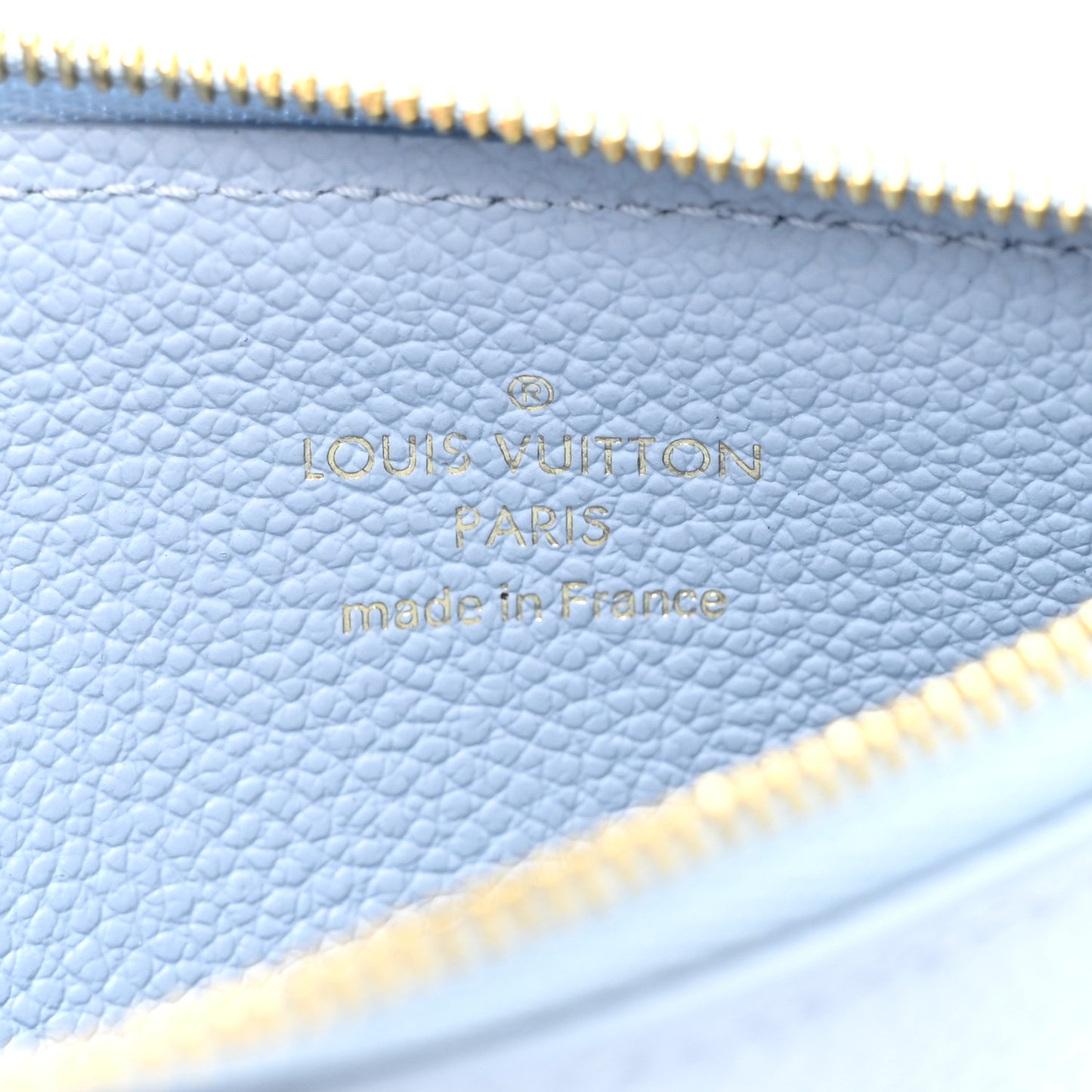 Empreinte Monogram Zipped Romy Card Holder Bleu Nuage