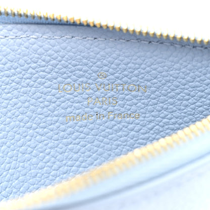 Louis Vuitton Empreinte Monogram Zipped Romy Card Holder Bleu Nuage 6 of 7