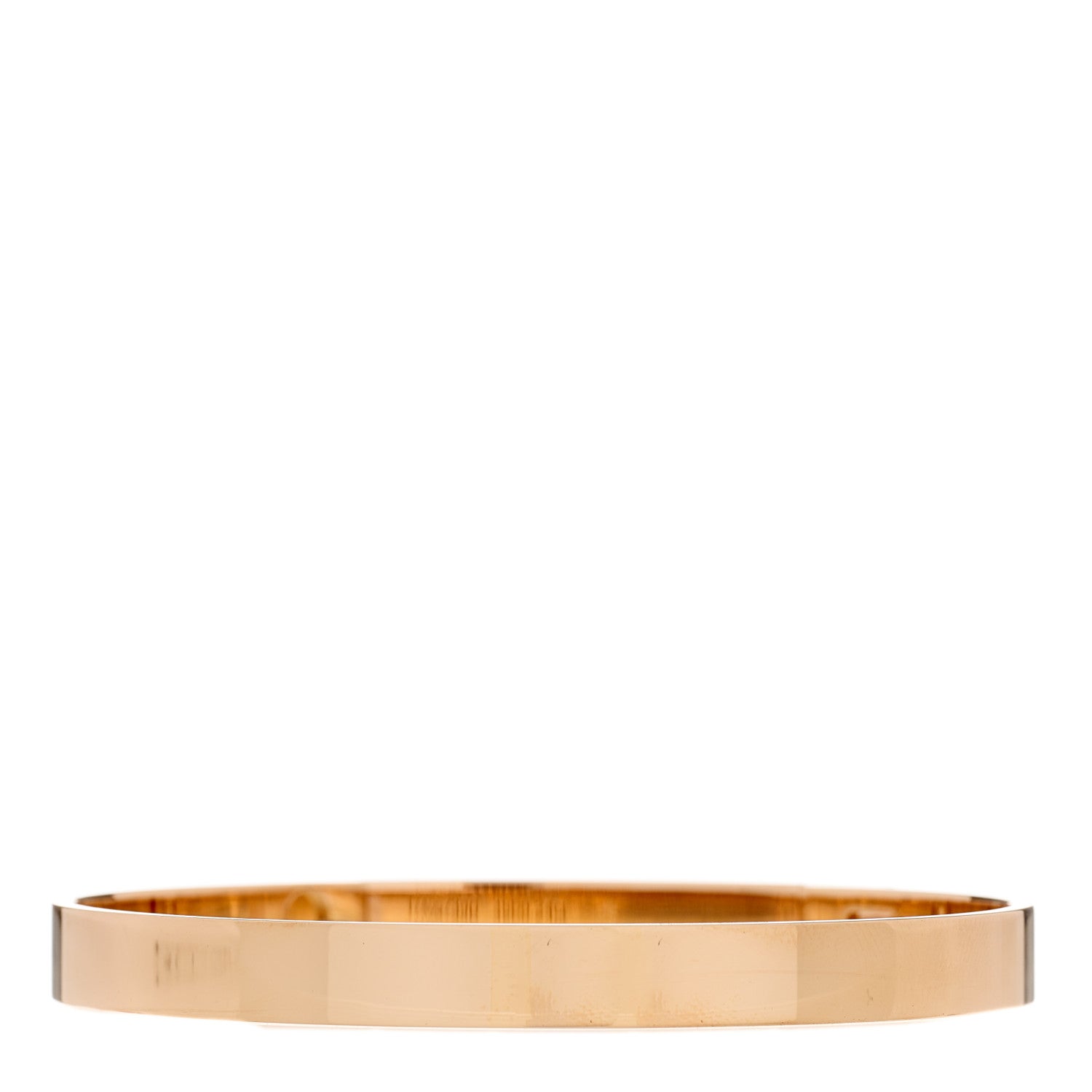 Hermes 18K Rose Gold Diamond PM Collier De Chien Bracelet SH 3 of 4