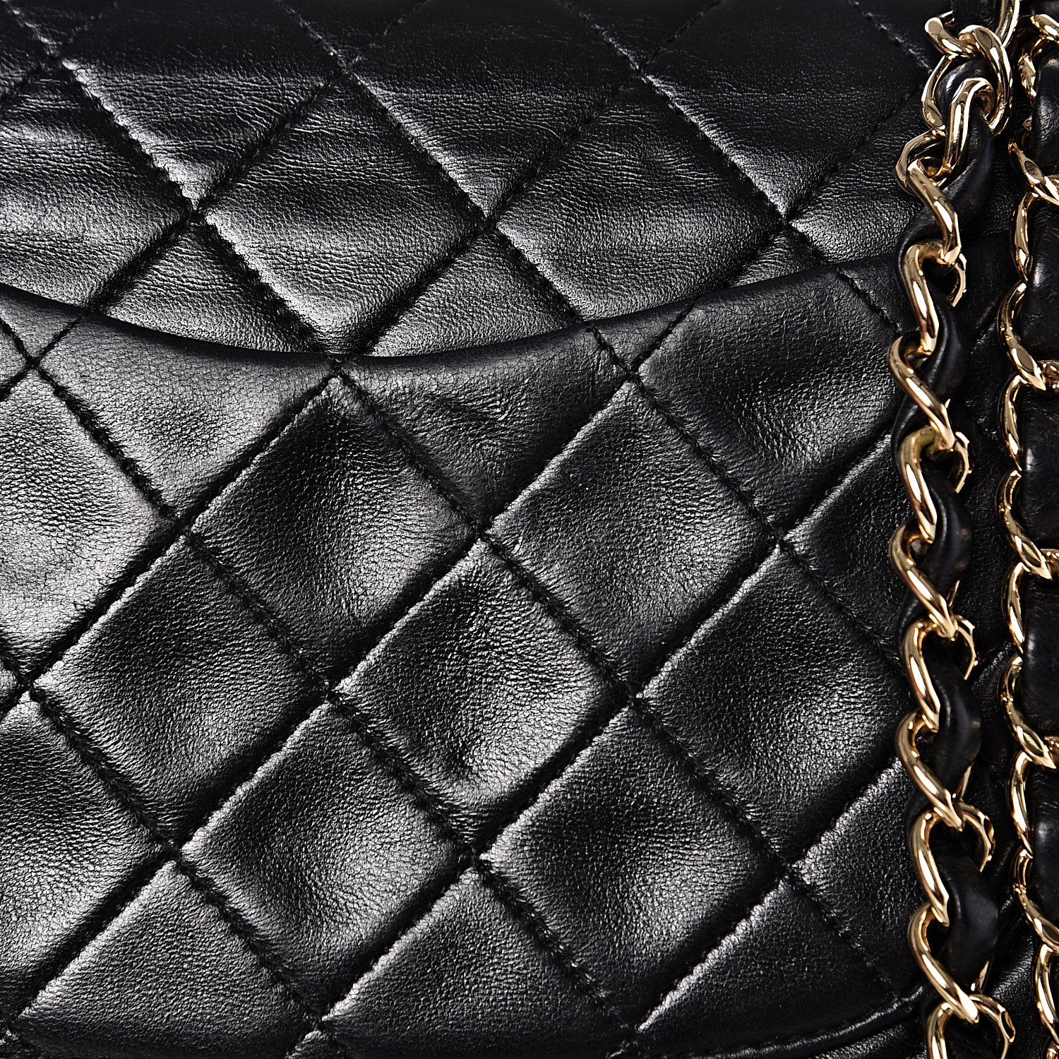 Chanel Lambskin Quilted Small Double Flap Black 12 of 12