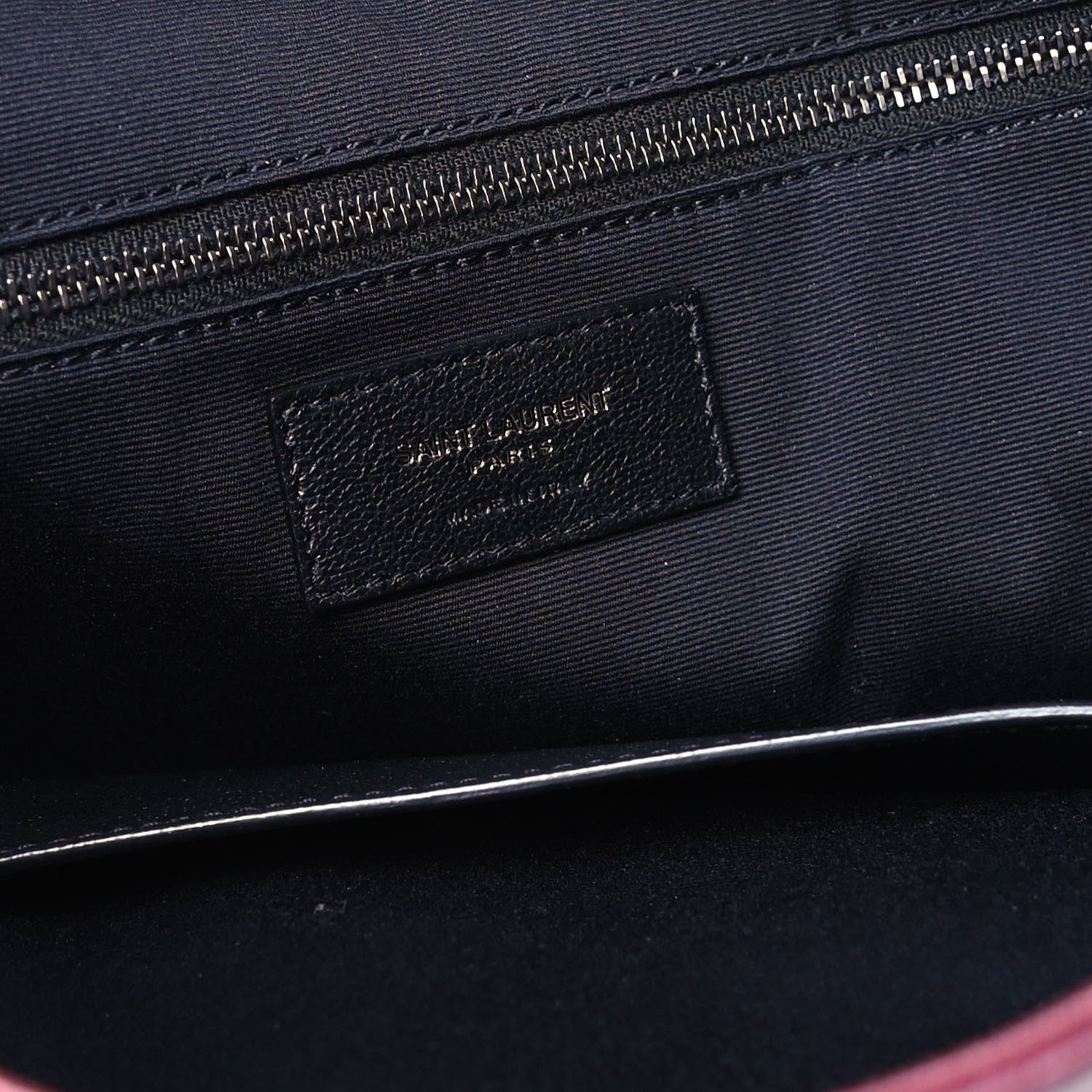 Saint Laurent Crinkled Calfskin Matelasse Monogram Niki Shoulder Bag Rouge Legion 6 of 8