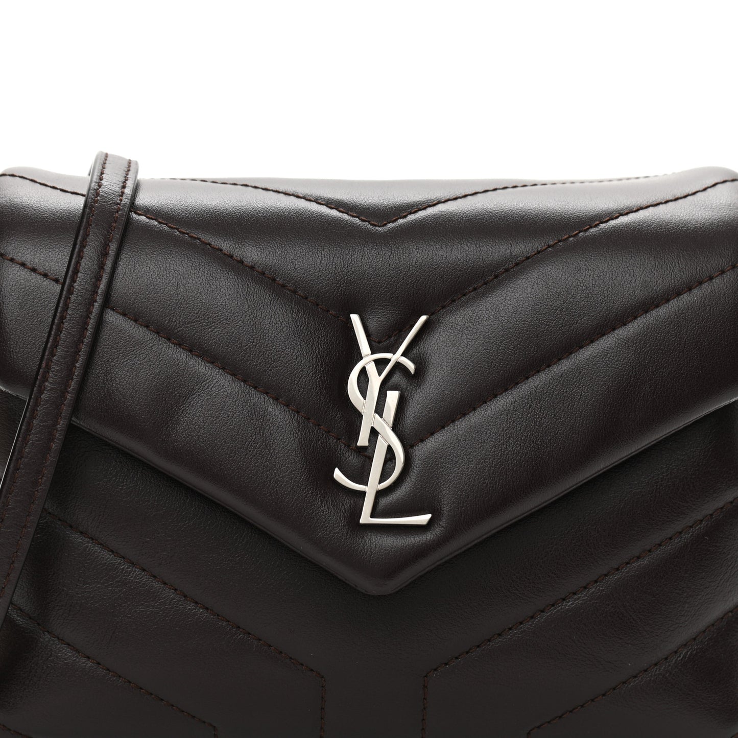 Calfskin Y Quilted Monogram Toy Loulou Monogram Crossbody Bag Black Tulipe