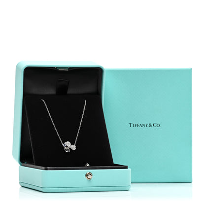 Tiffany Platinum Diamond Tanzanite Paper Flowers Pendant Necklace 5 of 5