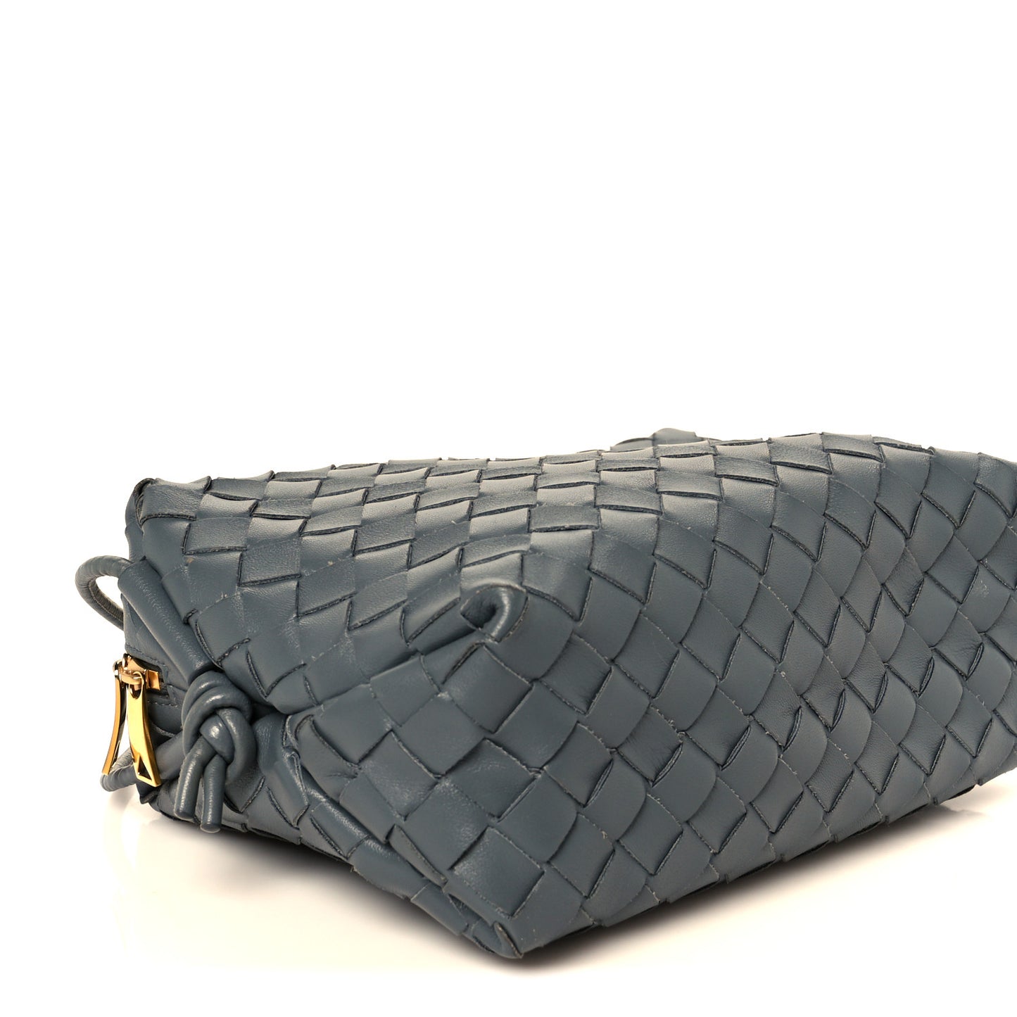 Nappa Intrecciato Small Loop Camera Bag Thunder