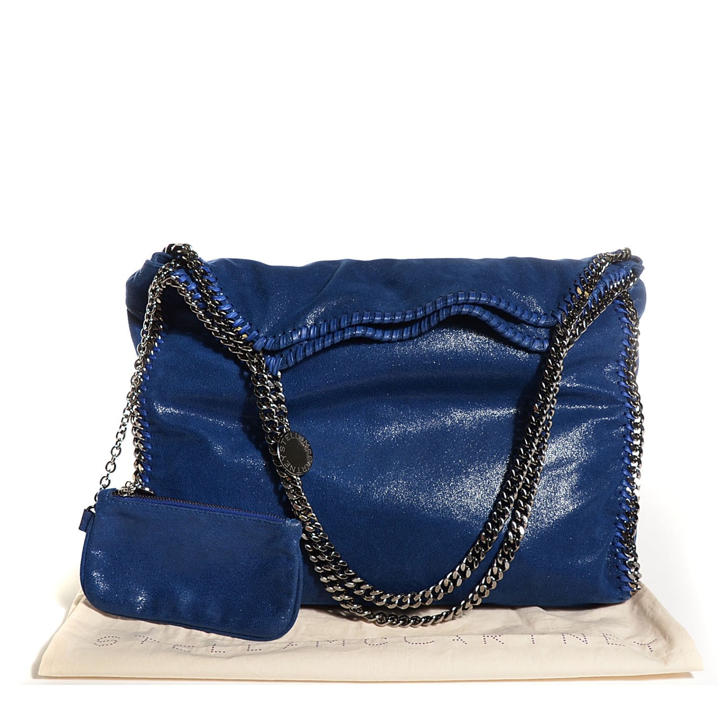 Shaggy Deer Big Falabella Tote Beau Blue