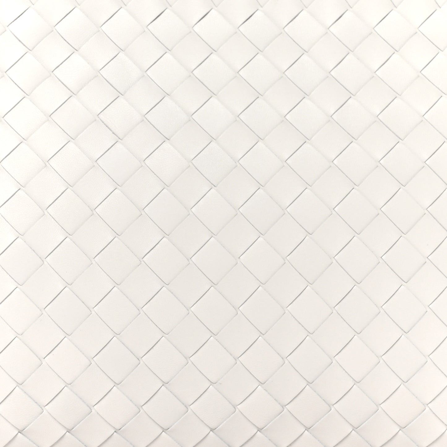 Nappa Intrecciato Large Zip Pouch Chalk